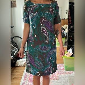 Paisley Banana Republic dress